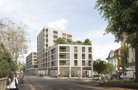 Brunnmattstrasse Blick Richtung Norden