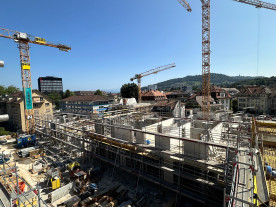 Sicht in den Innenhof von Meinen Nord.